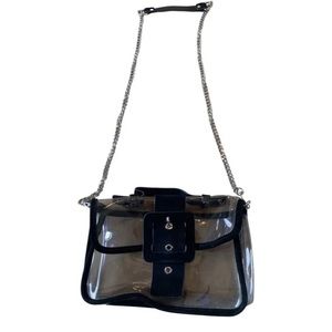 Clear Shoulder Bag Purse Transparent Crossbody Bag Jelly stadium Handbag